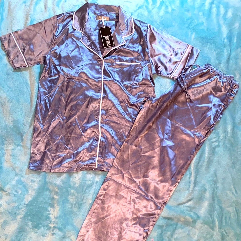 Joan Vass Womens Pajama Set | Large